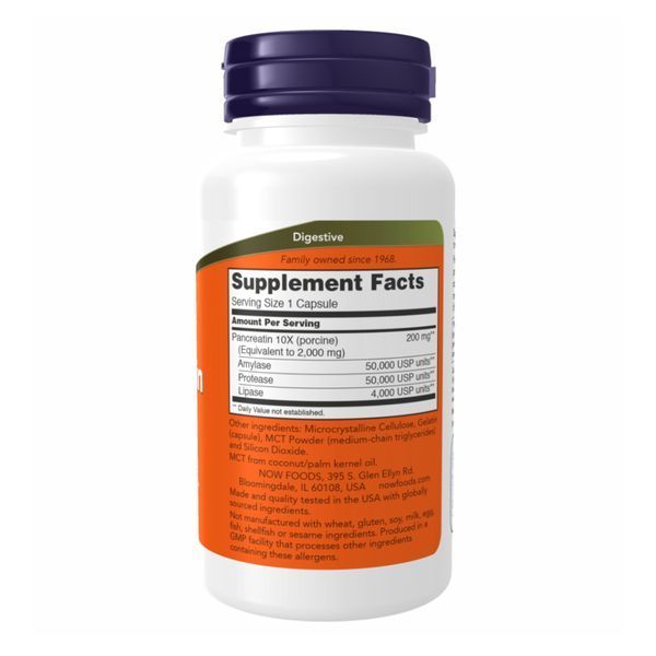 Pancreatin 2000 - 250 caps 2022-10-1704 фото