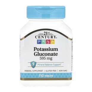 Potassium Gluconate 595 mg - 110 tabs 2023-10-7101 фото