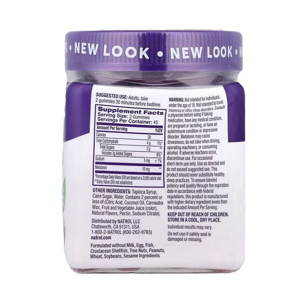 Melatonin 10mg - 90 gummies 2023-10-6244 фото