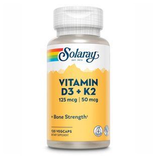 Vitamin D-3 & K-2 - 120 vcaps 2022-10-1038 фото