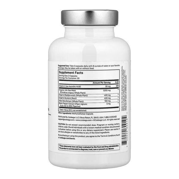 Amen Sea Moss - 90 vcaps (Затерта дата) 2023-10-7870 фото