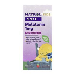 Kids Melatonin 1mg - 30 tabs (Пошкоджена банка) 2023-10-7876 фото