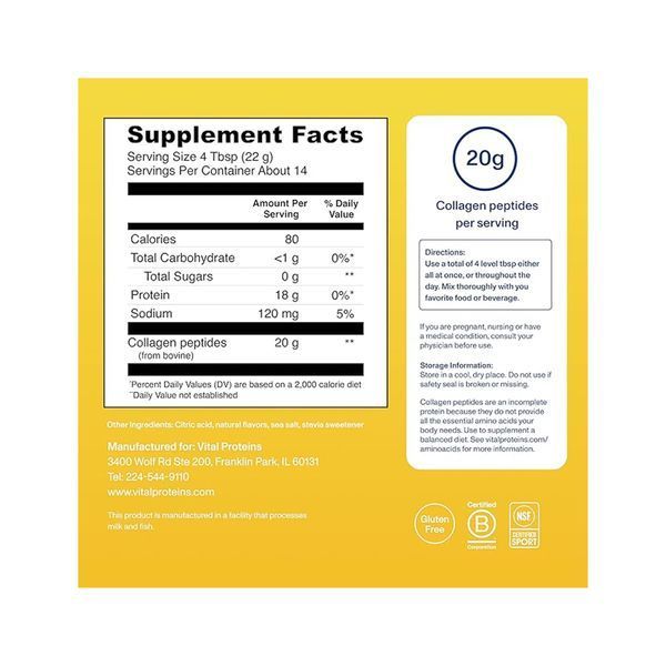 Collagen Peptides - 313g Lemon 2023-10-5461 фото